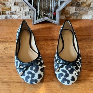 Talbots Canvas Leopard Print Ballet Flat